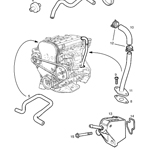 Sonstige Anbauteile Motorblock